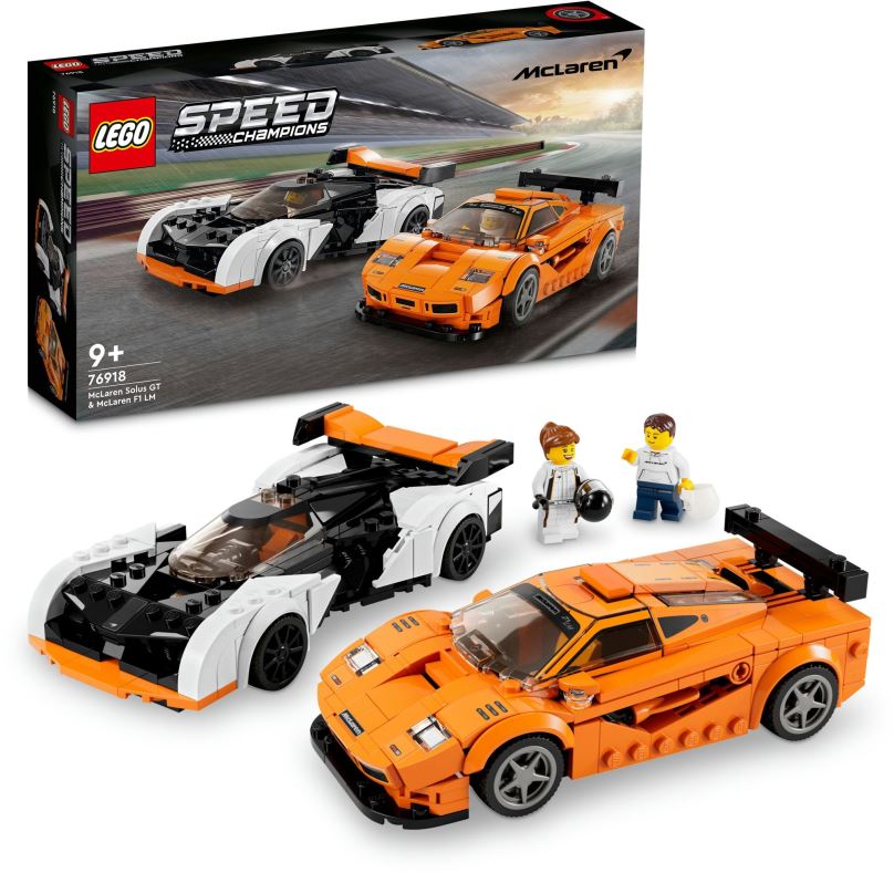 LEGO stavebnice LEGO® Speed Champions 76918 McLaren Solus GT a McLaren F1 LM
