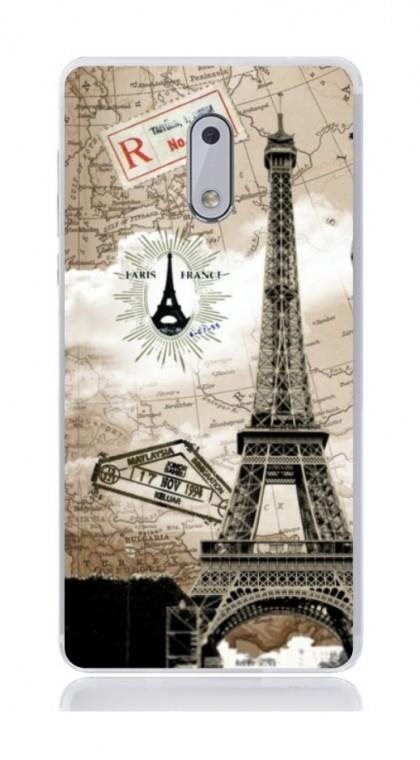 Pouzdro na mobil TopQ Nokia 6 silikon Paris 2 21161
