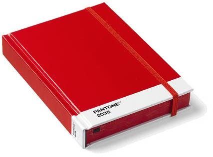 Zápisník PANTONE Notebook, vel. S, Red 2035