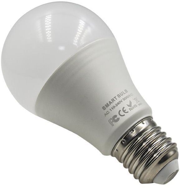 LED žárovka iQtech SmartLife WB011, Wi-Fi žárovka E27, 9W, bílá