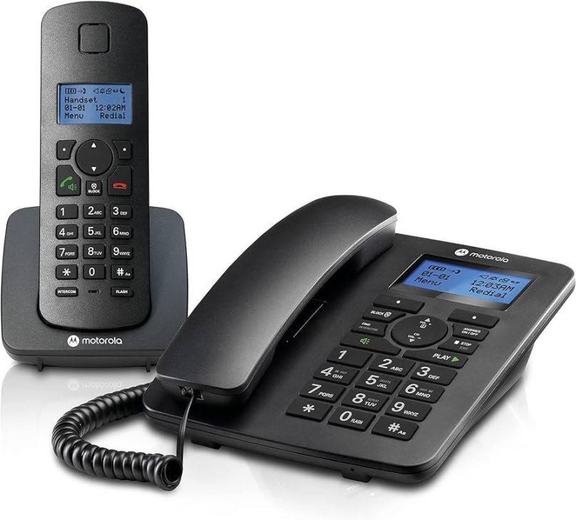 Telefon pro pevnou linku Motorola C4201 Combo -Handsfree - Backligh screen