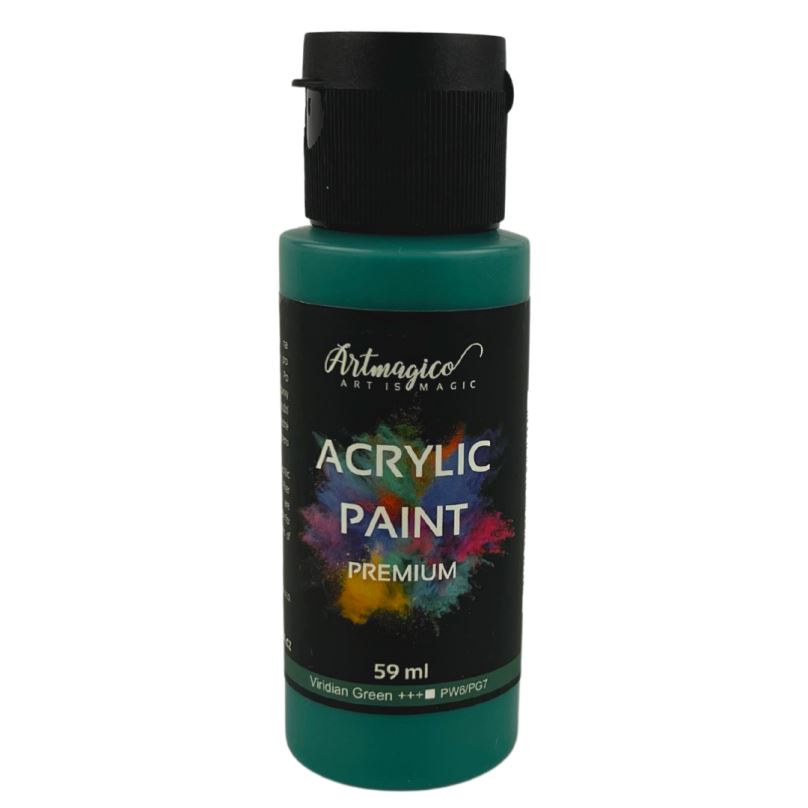 Artmagico - akrylové barvy Premium 59 ml Barva: Viridian green
