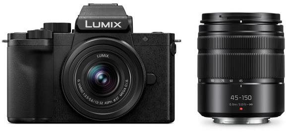 Digitální fotoaparát Panasonic Lumix G100D + Lumix G Vario 12-32 mm f/3,5-5,6 ASPH. Mega O.I.S. + Lumix G Vario 45-150mm
