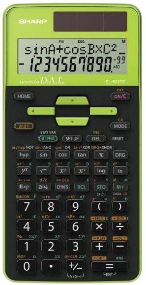 Kalkulačka SHARP EL-531TG zelená