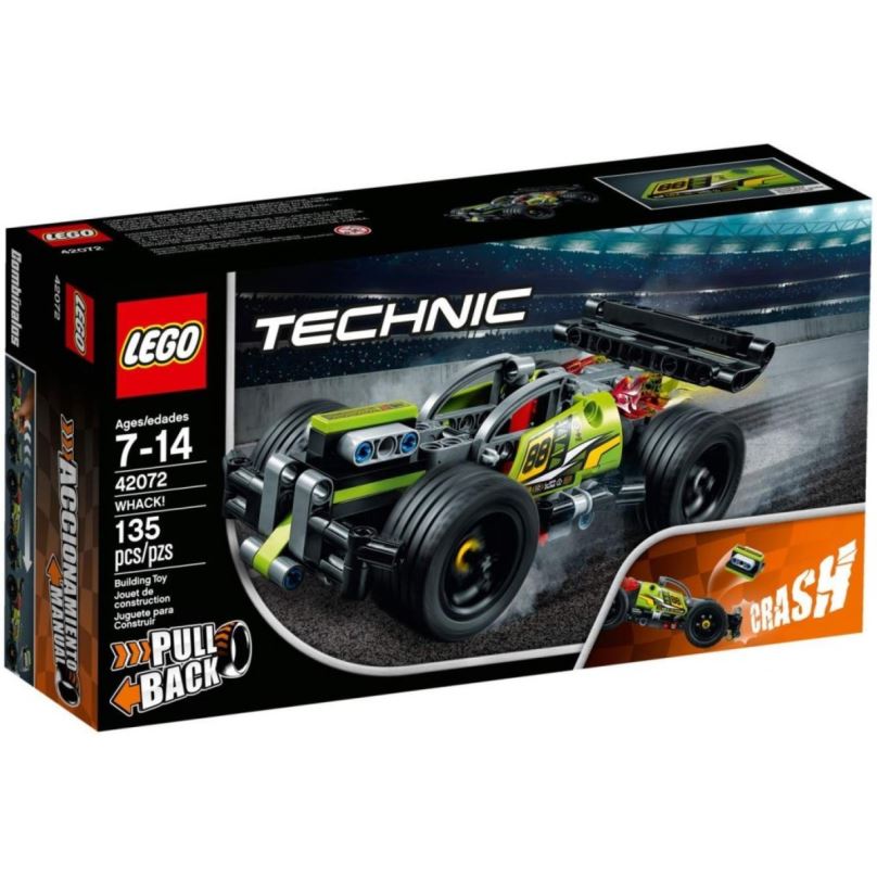 Stavebnice LEGO Technic 42072 Zelený závoďák