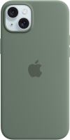 Kryt na mobil Apple iPhone 15 Plus Silikonový kryt s MagSafe cypřišově zelený