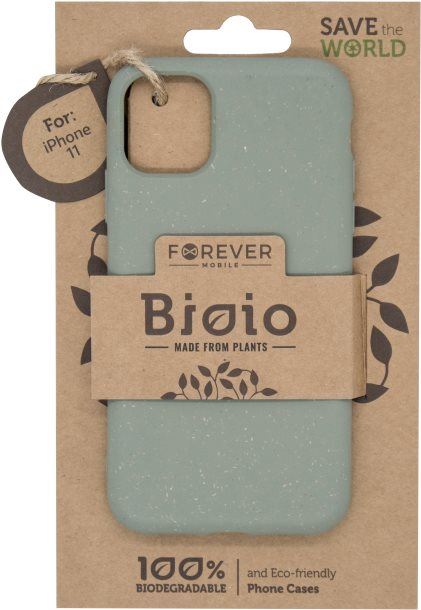 Kryt na mobil Forever Bioio pro iPhone 11 zelený