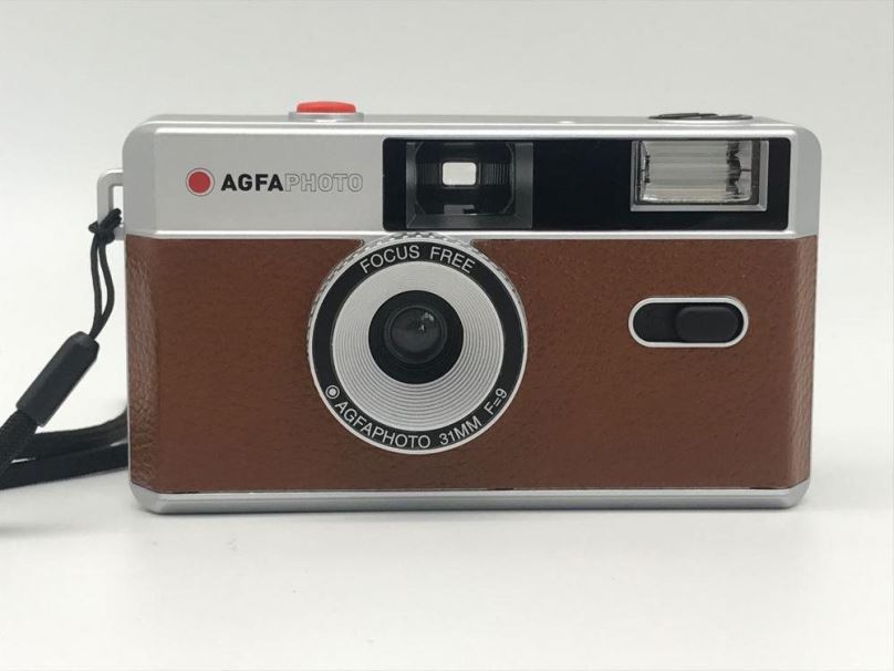 Fotoaparát na film AgfaPhoto Znovu použitelný fotoaparát 35mm hnědý