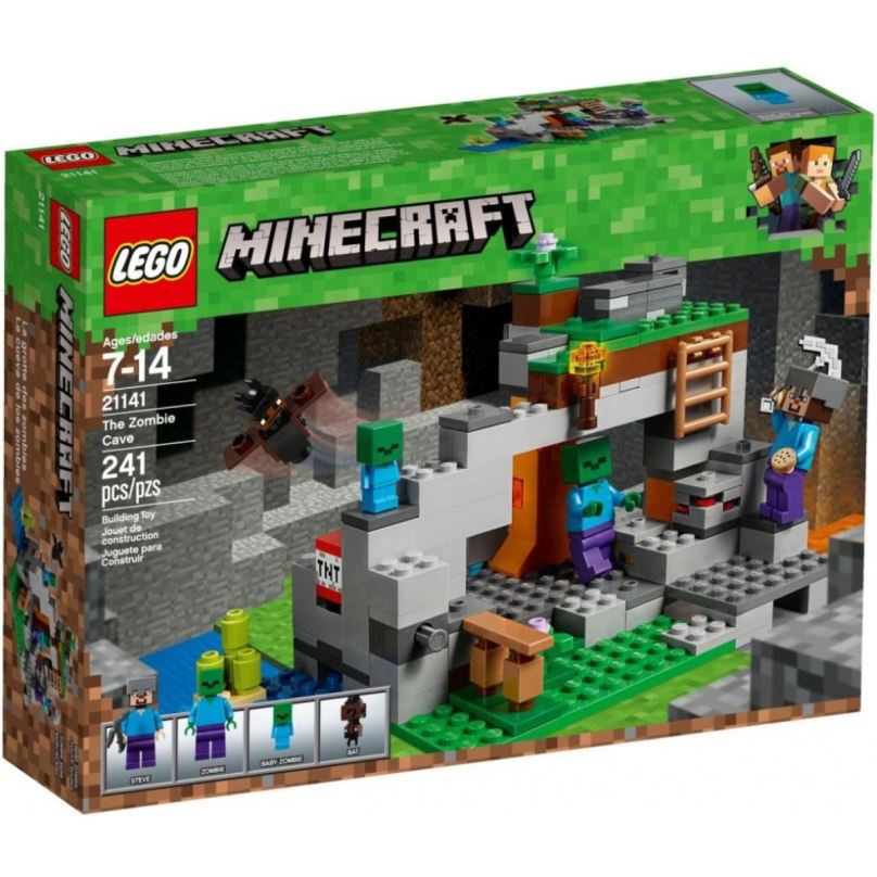 LEGO stavebnice LEGO Minecraft 21141 Jeskyně se zombie