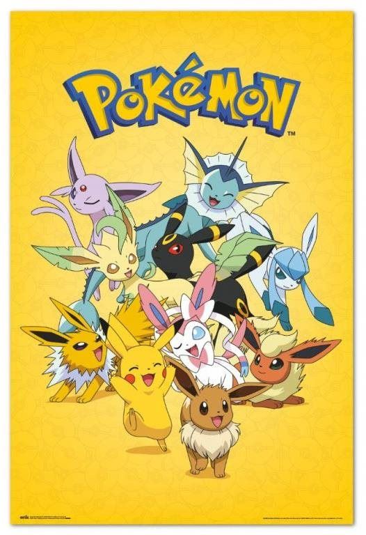 Plakát Pokémon - Evolution  - plakát