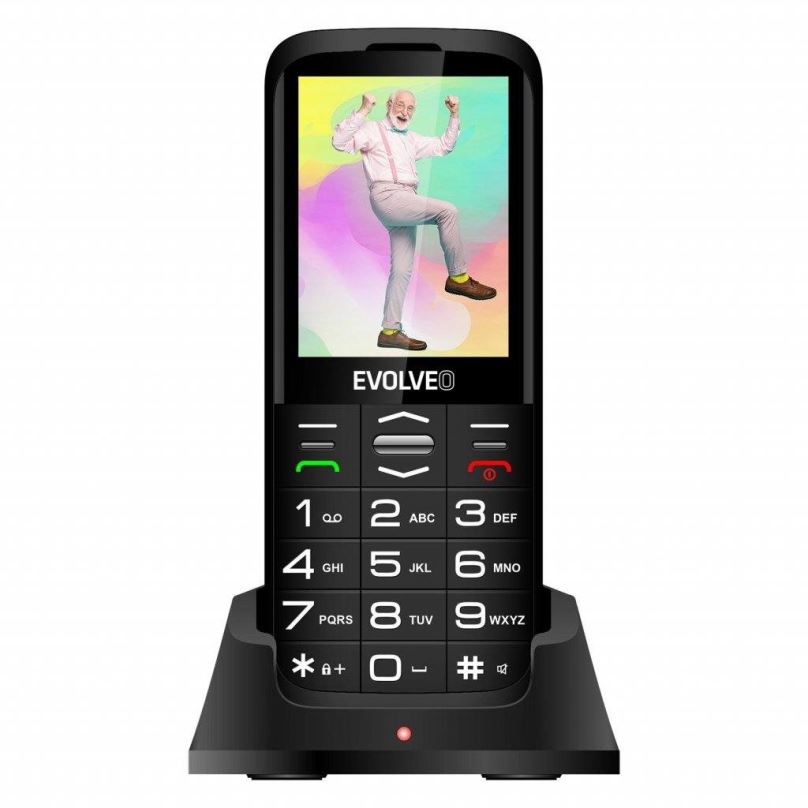 Mobilní telefon EVOLVEO EasyPhone XO černý