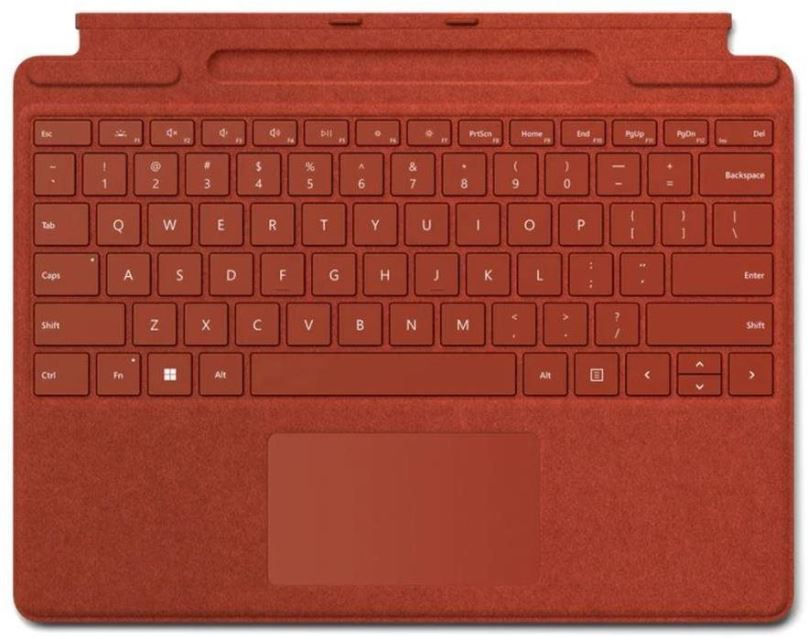 Klávesnice Microsoft Surface  Pro X/Pro 8/Pro 9 Signature Keyboard Poppy Red ENG