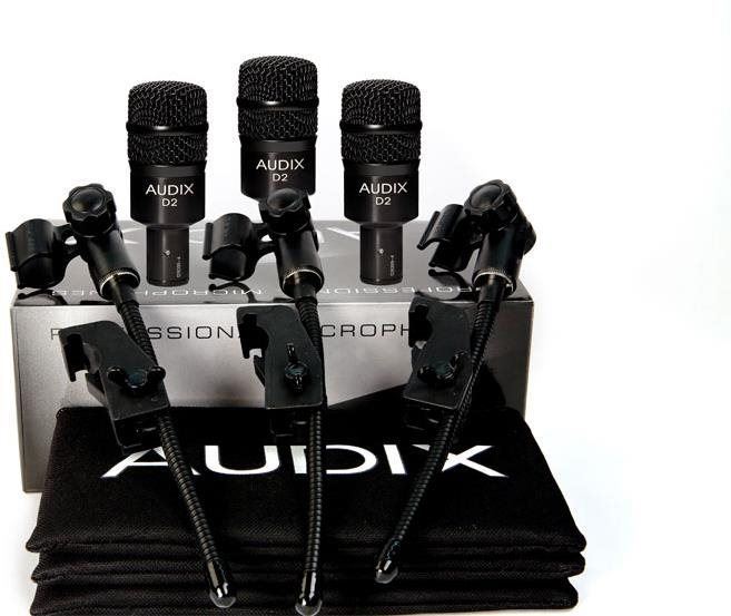 Mikrofony na bicí AUDIX D2 Trio - Promo Pack
