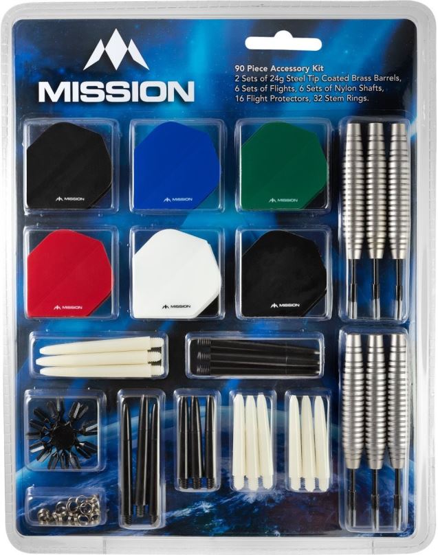 Letky na šipky Mission Accessory Kit - Soft