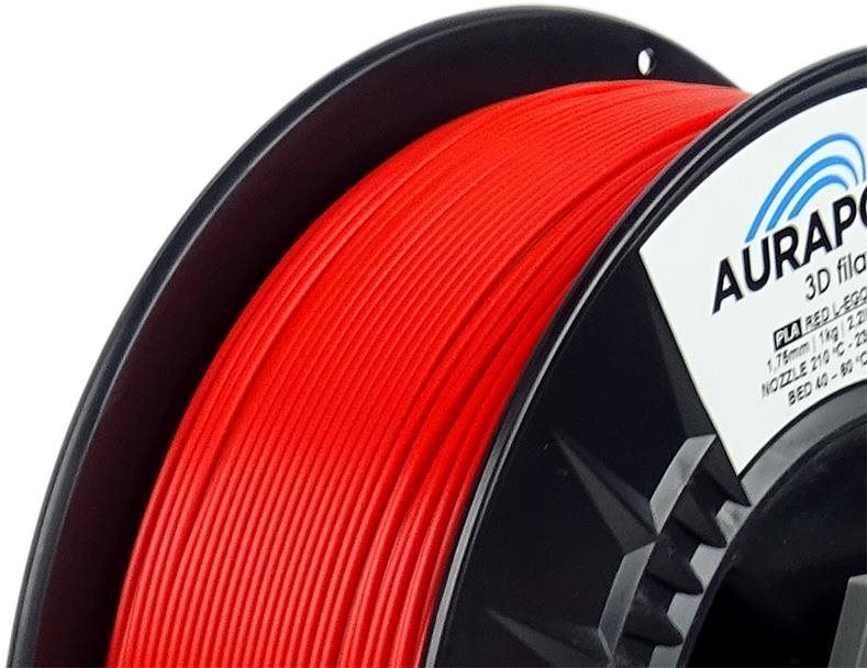Filament AURAPOL PLA HT110 3D Filament Červená 1 kg 1,75 mm
