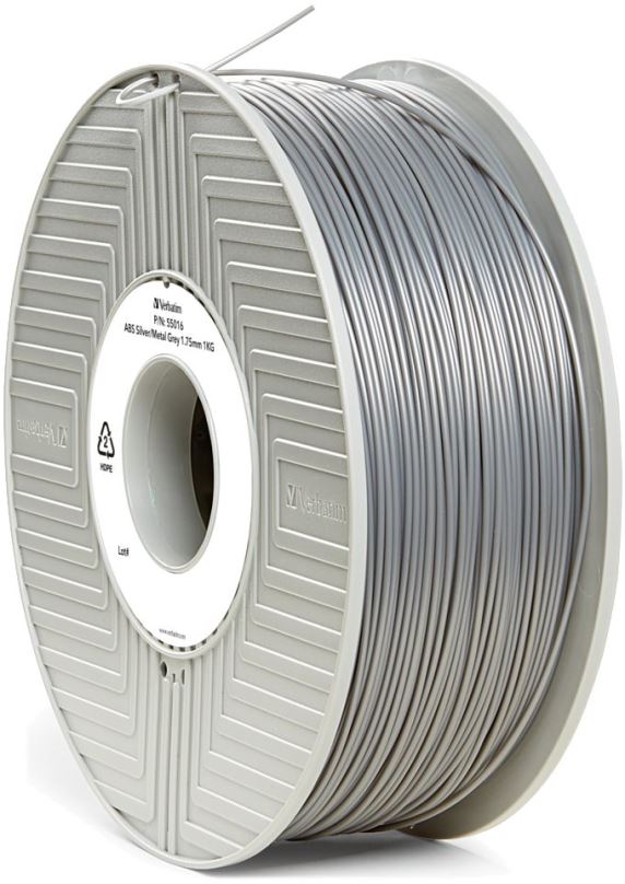 Filament Verbatim ABS 1.75mm 1kg stříbrná