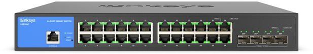 Switch Linksys 24-Port Managed Gigabit + 4 SFP+ Ports