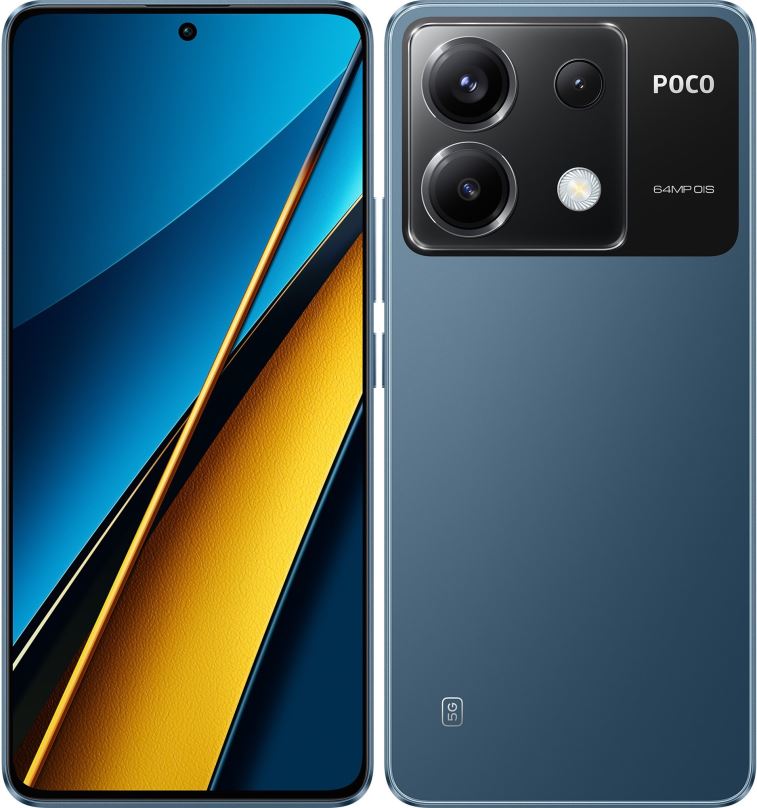 Mobilní telefon POCO X6 5G 12GB/256GB modrá