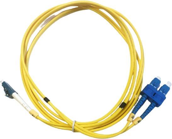 Optický kabel Datacom LC-SC 09/125 SM 2m duplex