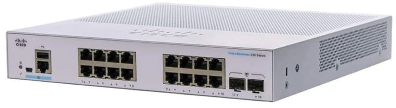 Switch CISCO CBS250 Smart 16-port GE, 2x1G SFP