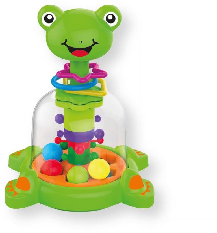 Interaktivní hračka Hračka s kuličkami žába