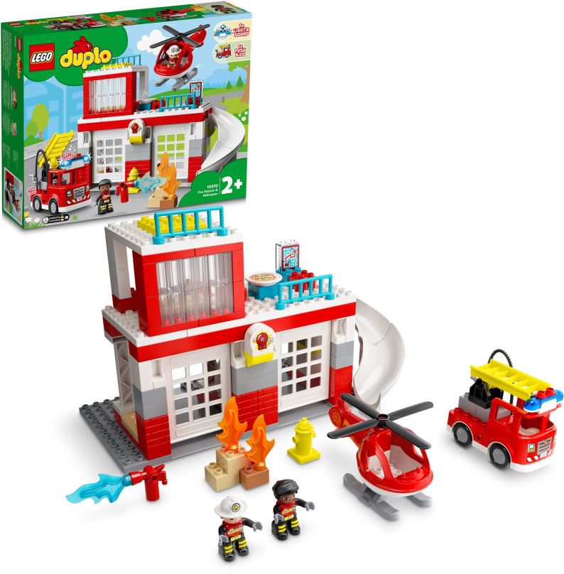 LEGO stavebnice LEGO® DUPLO® 10970 Hasičská stanice a vrtulník