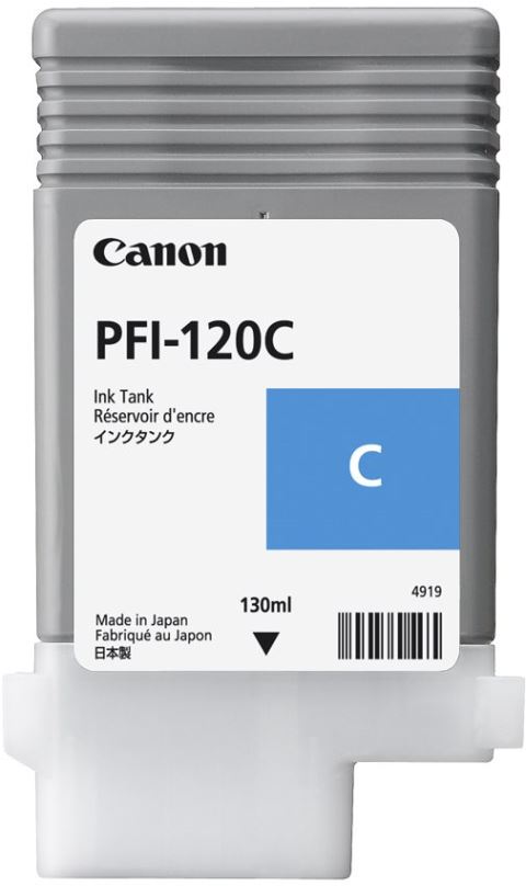 Cartridge Canon PFI-120C azurová