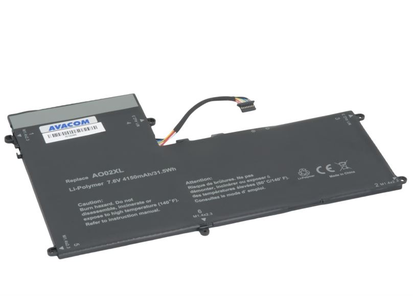 Baterie pro notebook AVACOM AO02XL pro HP ElitePAD 1000 G2 Li-Pol 7,6V 4150mAh 31Wh