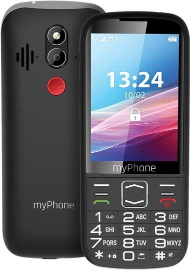 Mobilní telefon Telefon myPhone Halo 4 LTE Senior černý