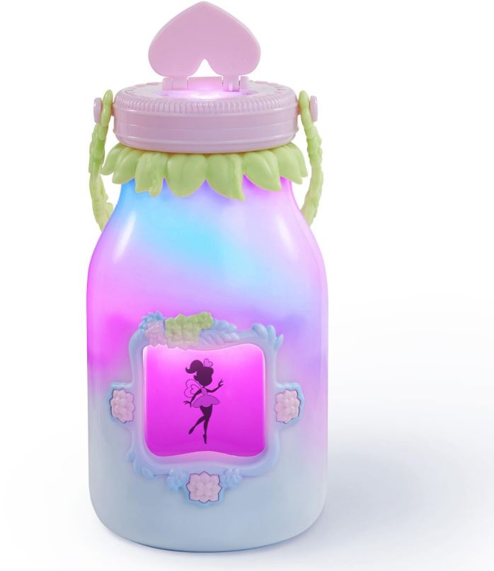 Interaktivní hračka Got2Glow Fairy Finder - Růžová sklenice na chytání víl