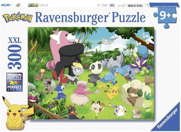 Puzzle Ravensburger puzzle 132454 Rozdovádění Pokémoni 300 dílků