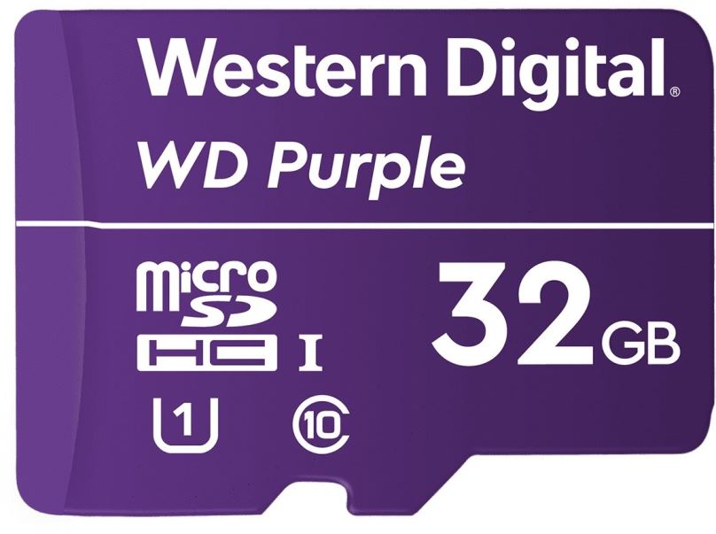 Paměťová karta WD SDHC 32GB Purple QD101