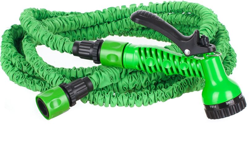 Smršťovací hadice HAPPY GREEN Hadice natahovací 15m, zelená