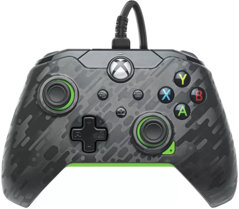 Gamepad PDP Wired Controller - Neon Carbon - Xbox