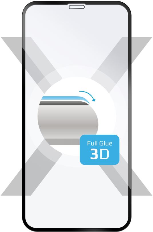 Ochranné sklo FIXED 3D Full-Cover pro Apple iPhone XR/11 černé