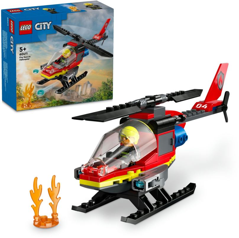 LEGO stavebnice LEGO® City 60411 Hasičský záchranný vrtulník