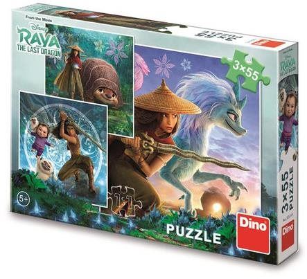 Puzzle Raya a kamarádi 3x55 Puzzle