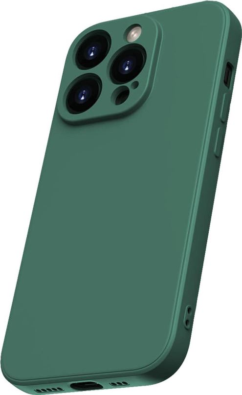 Kryt na mobil Lenuo TPU obal na iPhone 15 Pro zelená