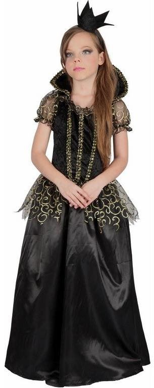 Kostým MaDe Šaty na karneval - zlá královna, 120 - 130 cm