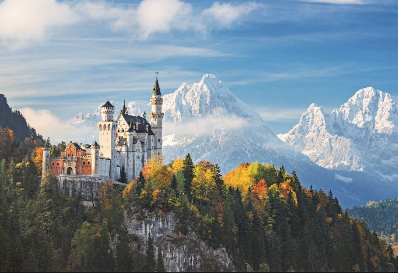 Puzzle Trefl Puzzle Bavorské Alpy 1500 dílků