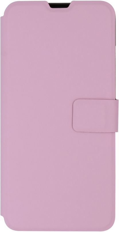 Pouzdro na mobil iWill Book PU Leather Case pro Huawei P40 Lite E Pink