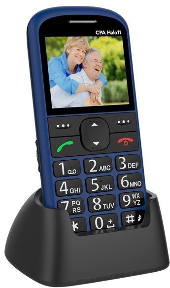 Mobilní telefon CPA Halo 11 Senior modrý