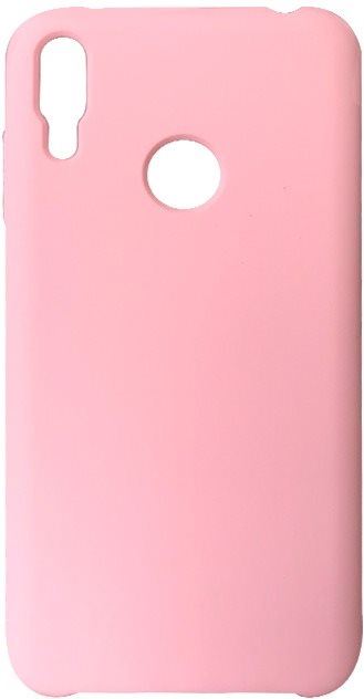 Kryt na mobil Hishell Premium Liquid Silicone pro HUAWEI Y7 (2019) růžový