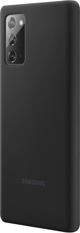 Kryt na mobil Samsung Silikonový zadní kryt pro Galaxy Note20 černý
