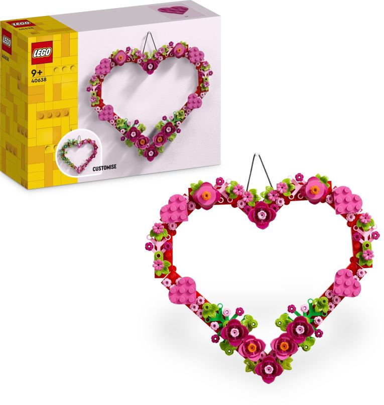 LEGO stavebnice LEGO® 40638 Ozdoba ve tvaru srdce