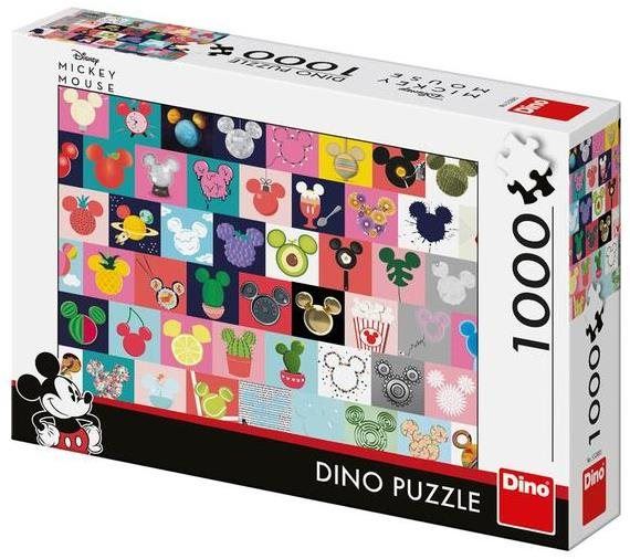 Puzzle Dino mickey uši 1000 puzzle
