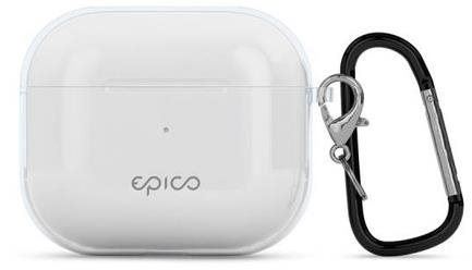 Pouzdro na sluchátka Epico TPU Transparent Cover Airpods 3 bílá transparentní