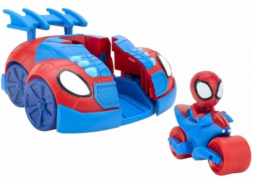 Auto Spiderman 2v1 vozidlo, 16 cm