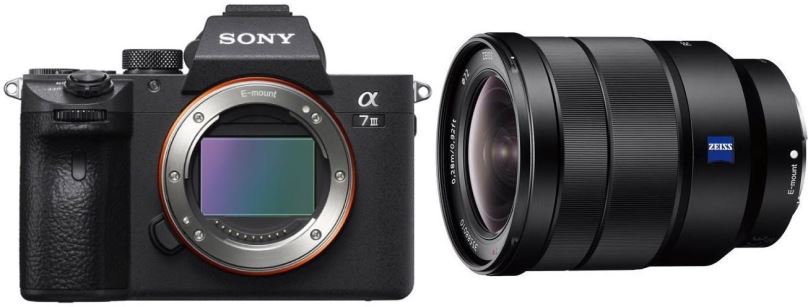 Digitální fotoaparát Sony Alpha A7 III + FE 16-35mm f/4.0 černý