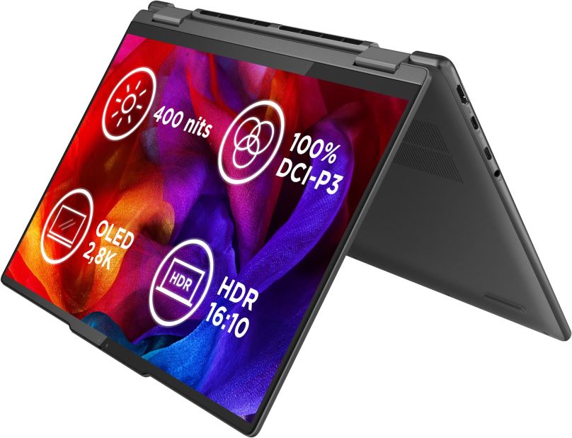 Tablet PC Lenovo Yoga 7 14IRL8 Storm Grey celokovový + aktivní stylus Lenovo